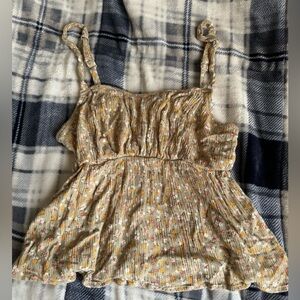 Pink Rose Flowy Tank Top